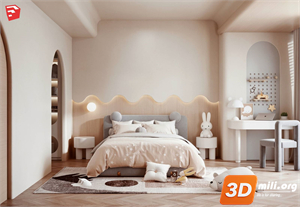 Children Room Scenes Skp FIles 